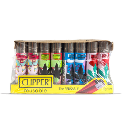 Clipper Lighter Geometric Leaves 40 Pcs