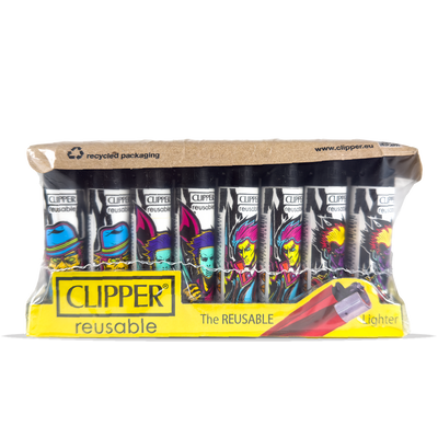 Clipper Lighter Rainbow Murder 40 Pcs
