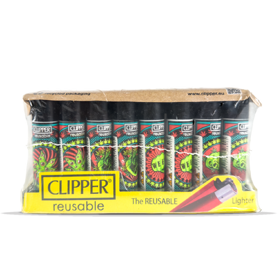 Clipper Lighter Weed Billboard 40 Pcs