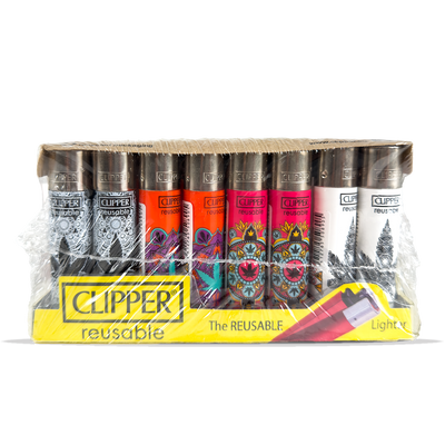Clipper Lighter Weed Mandala 3 40 Pcs