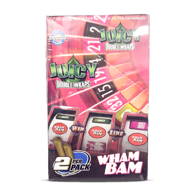 Juicy Jay's Double Blunt Wraps Triple-Dip: Wham Bham - 2 Wraps (25 Pack)