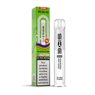 SKE 600 Refill Pod Replacements: Kiwi Passion Fruit Guava - 20mg (10 Pack)