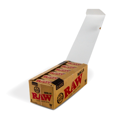 RAW Rolling Papers: Classic 3m Rolls - King Size (12 Pack)