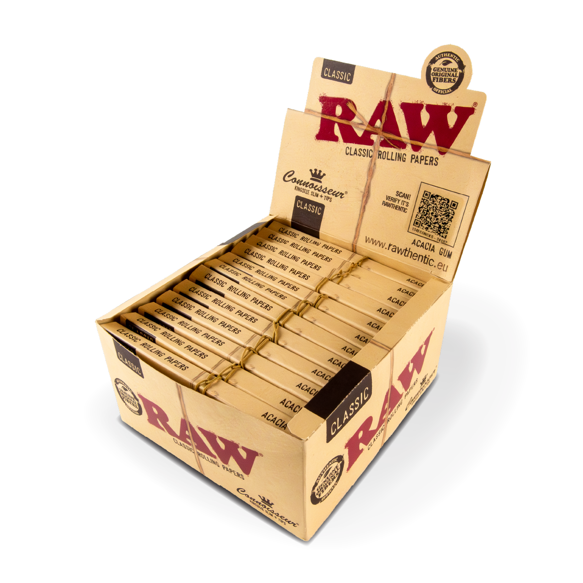RAW Papers + Tips Combipacks: Classic Connoisseur - King Size Slim (24 Pack)