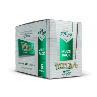 Rizla Multipack Papers Green 5 Pk x 20