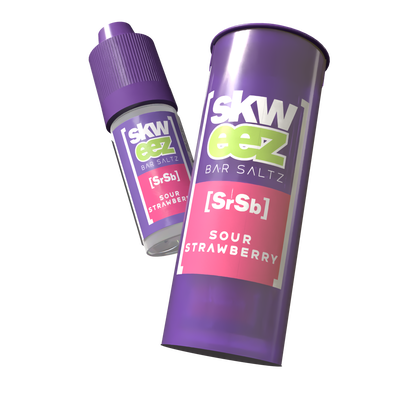 SKWEEZ Nic Salts: Sour Strawberry - 20mg (10 Pack)