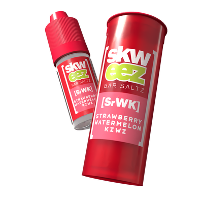 SKWEEZ Nic Salts: Strawberry Watermelon Kiwi - 20mg (10 Pack)