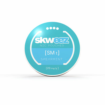 SKWEEZ Nicotine Pouches: Spearmint - 20mg/g (10 Pack)