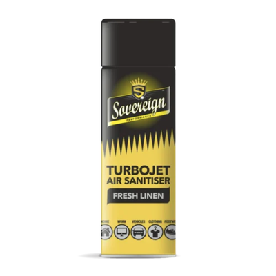 FRESH LINEN 500ML SOVEREIGN TURBOJET X 12