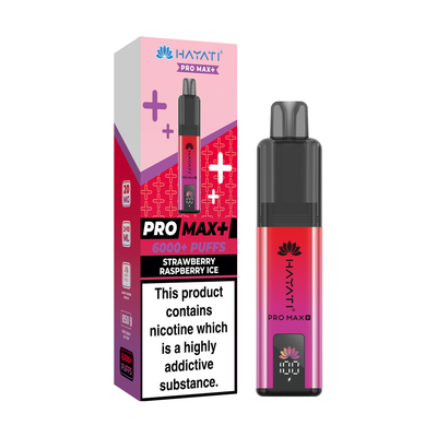Hayati Pro Max 6000 Pod Kits: Strawberry Raspberry Ice – 20mg (5 Pack)