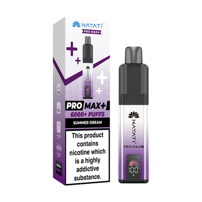 Hayati Pro Max 6000 Pod Kits: Summer Dream – 20mg (5 Pack)