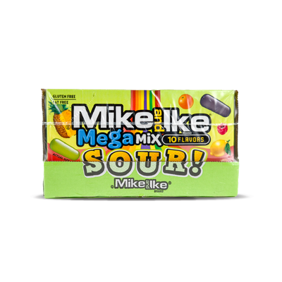 Mike & Ike Theatre Boxes: Sour Mega Mix - 120g (12 Pack)