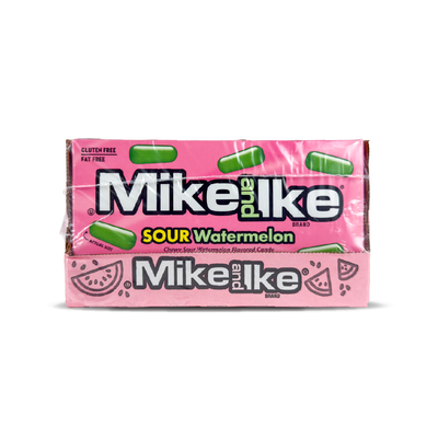 Mike & Ike Theatre Boxes: Sour Watermelon - 120g (12 Pack)