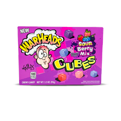 Warheads Theatre Boxes: Cubes - 113g (12 Pack)