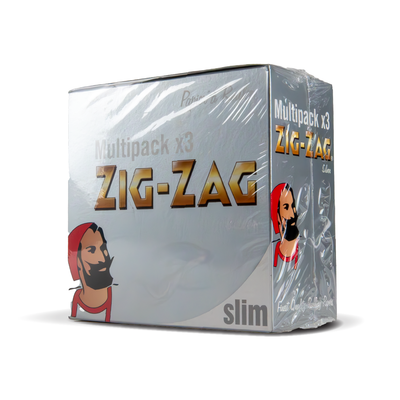 Zig Zag Rolling Papers: Silver - King Size Slim (3 x 12 Pack)