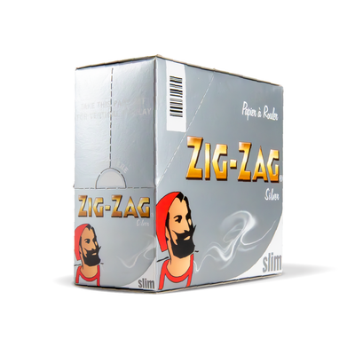 Zig Zag Rolling Papers: Silver - King Size Slim (50 Pack)